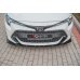 Накладка сплиттер на передний бампер на Toyota Corolla XII Hatchback / Touring Sports